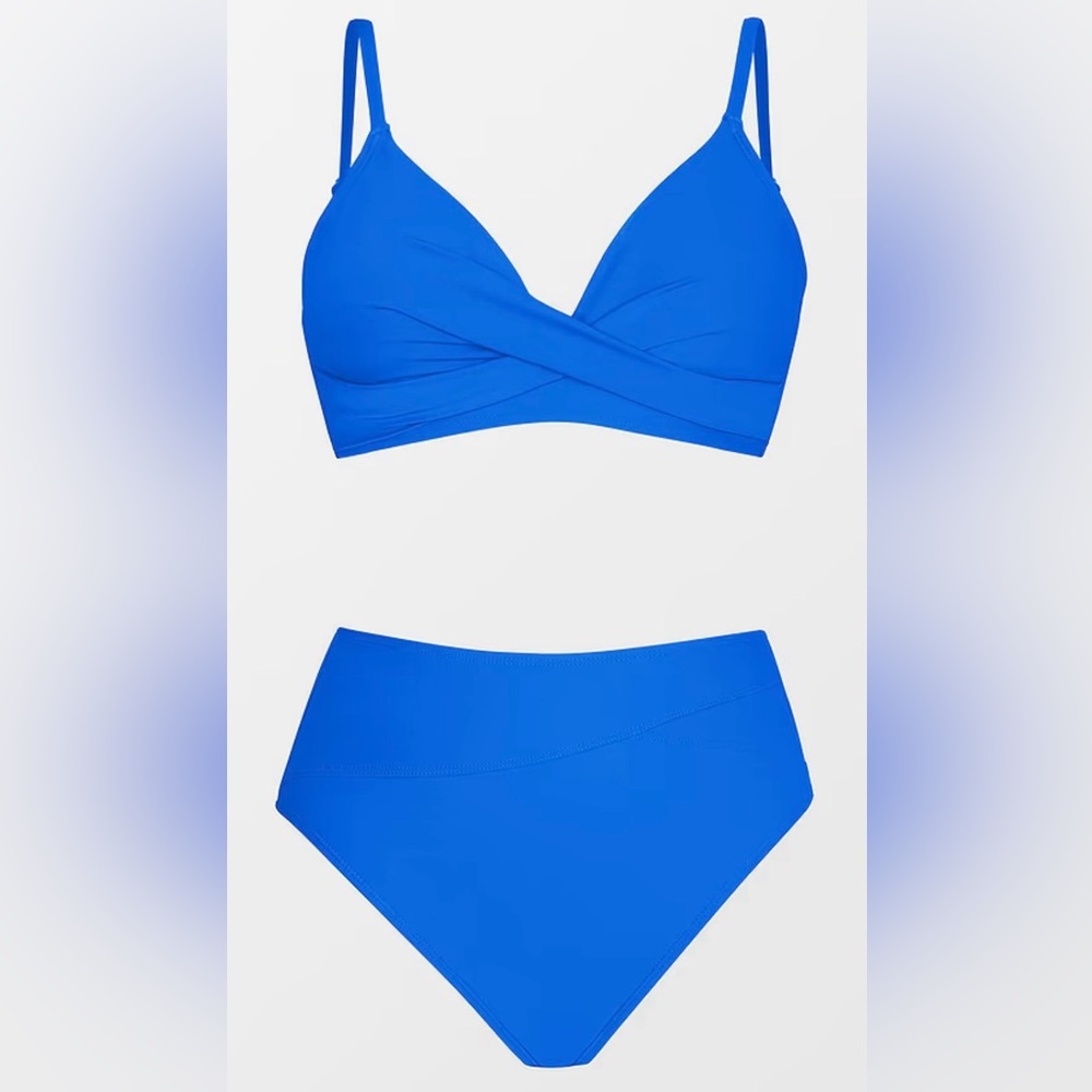 Cupshe Royal Blue Bikini Set